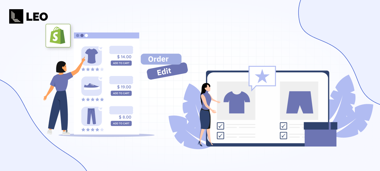 Shopify order editing upsells