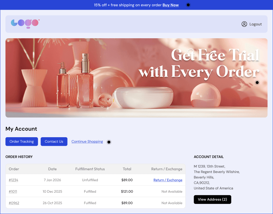 LEO - Customer Account Blocks