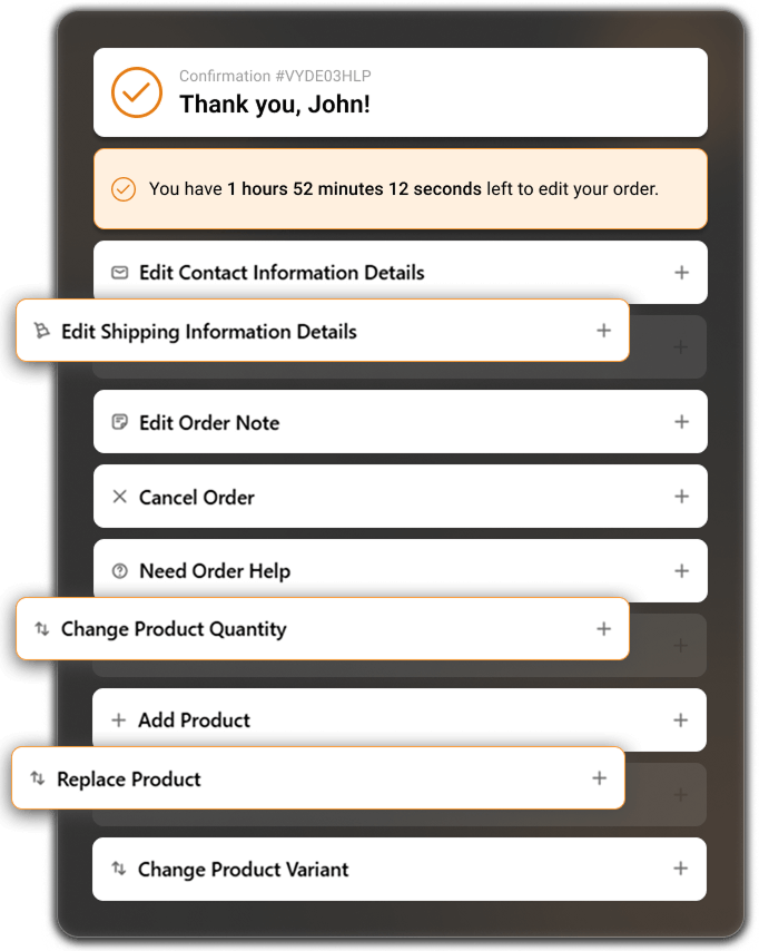 LEO Order Editor for Shopify Features